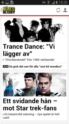 Aftonbladet android App screenshot 2