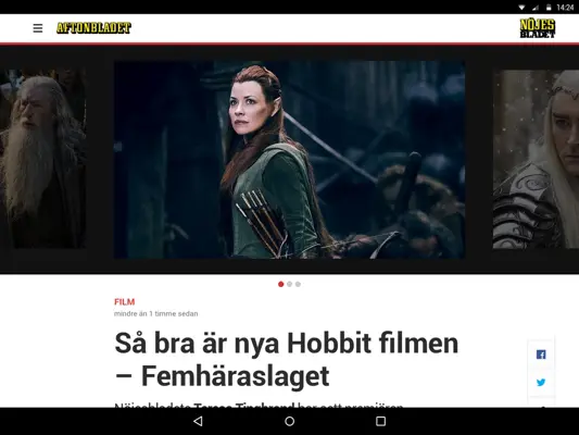 Aftonbladet android App screenshot 5