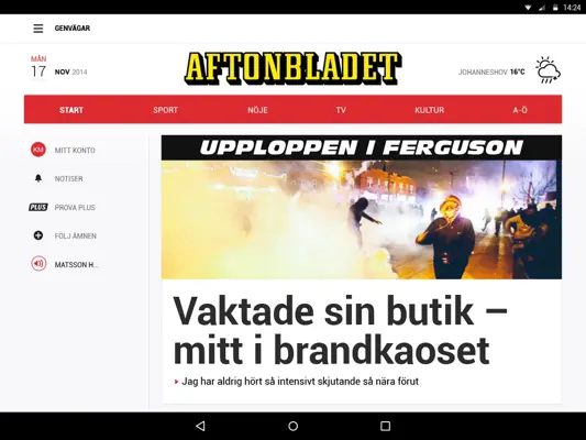 Aftonbladet android App screenshot 7